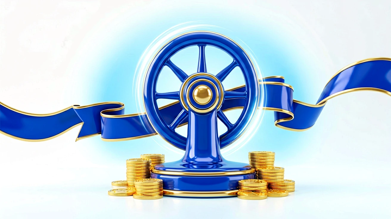 သော့ခလောက် wheel handle ကို လှည့်ထားသည့် ပုံ၊ password လုံခြုံမှု အလေ့အထကို ကိုယ်စားပြုသည်